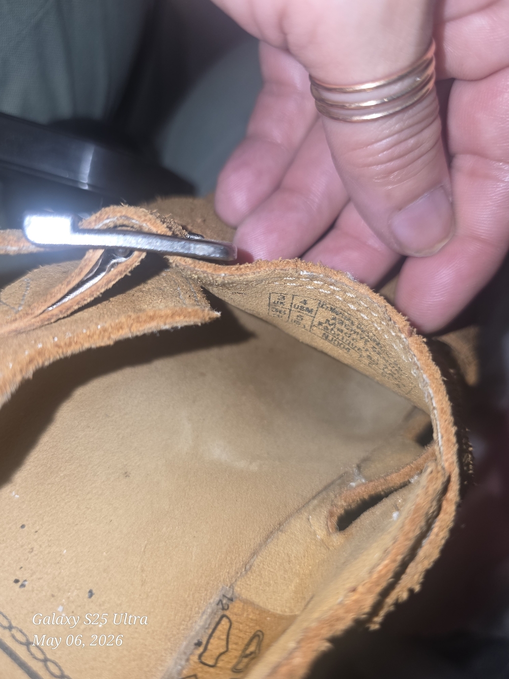 Vintage Dr. Martens Tan Suede Buckle Clog Sandals - Picture 7 of 10